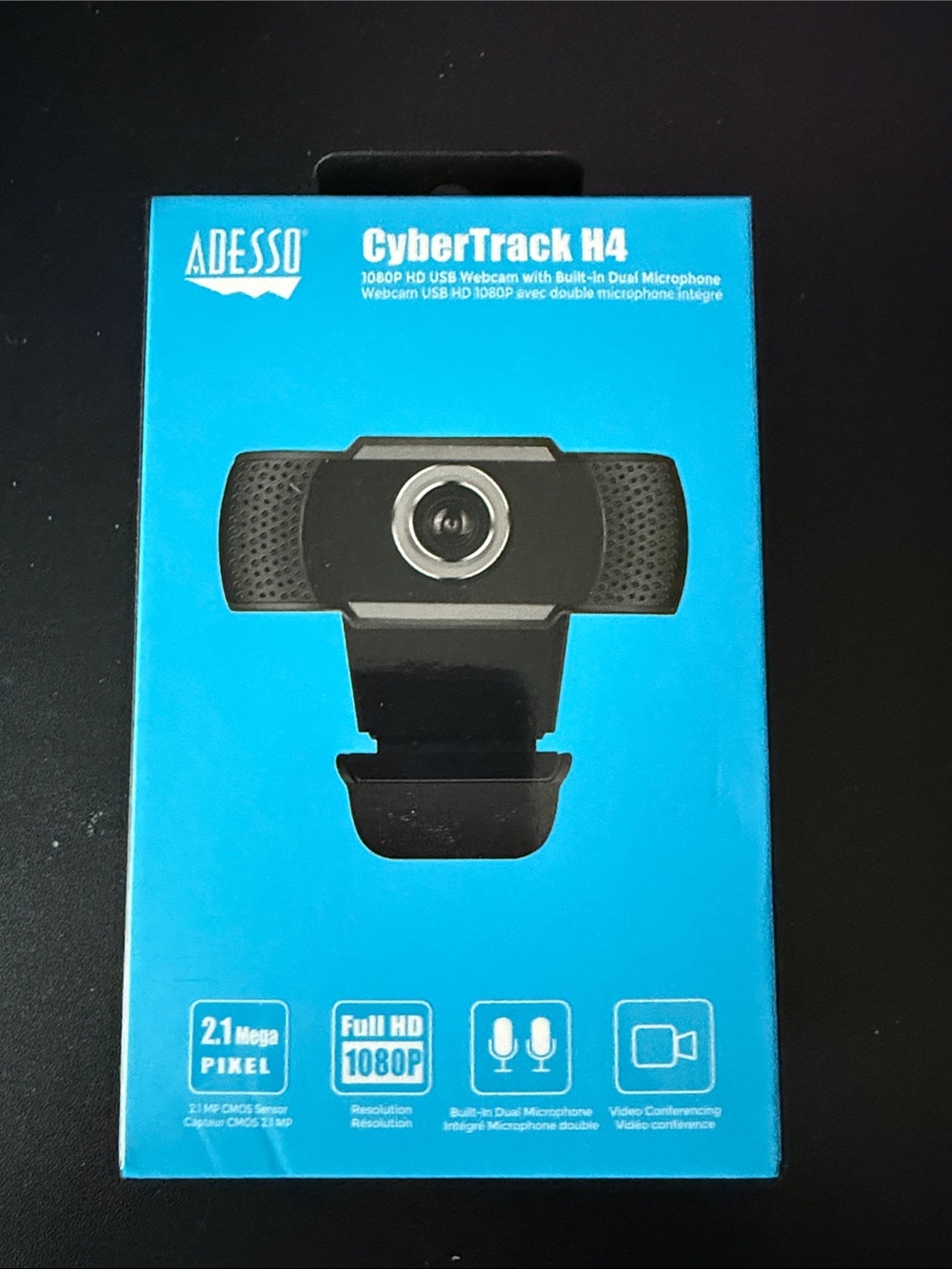 Adesso CyberTrack H4 1080p USB Webcam
